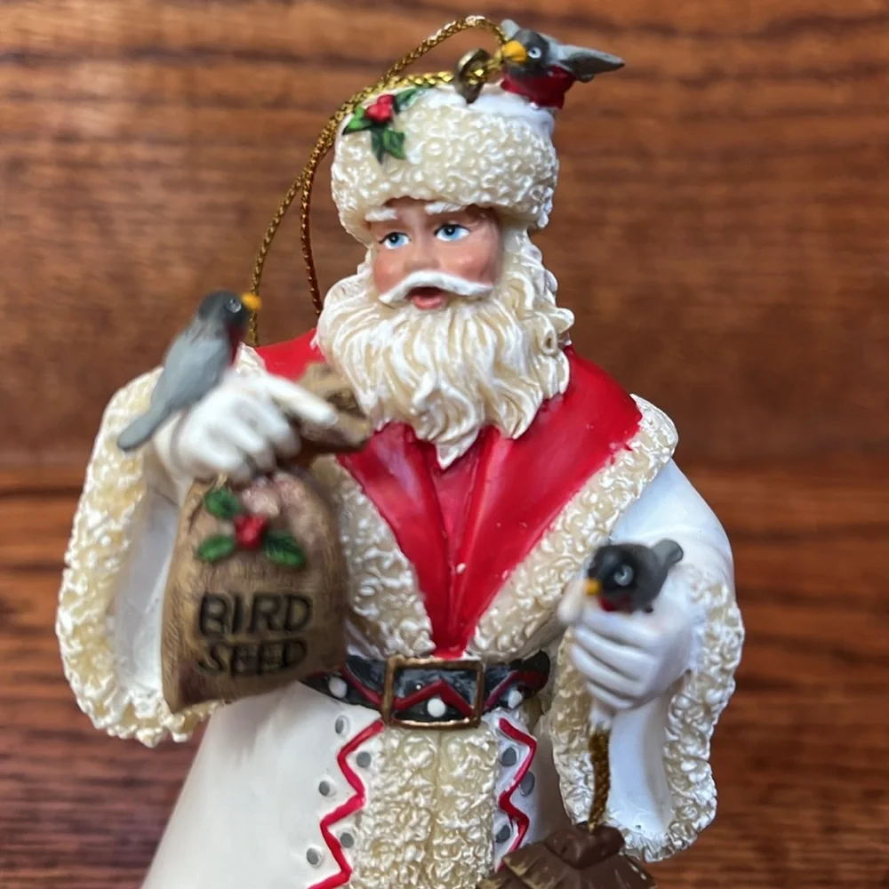 Ashton Drake Galleries Santa's Feathered Friends Ornament  